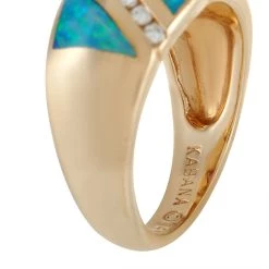 women Kabana 14K Yellow Gold 0.21 ct Diamond, Tourmaline and Inlaid Opal Ring 9 women Kabana 14K Yellow Gold 0.21 ct Diamond, Tourmaline and Inlaid Opal Ring -Valextra Shop 1babab815cf848c88d9db1c5454ead07 1080x