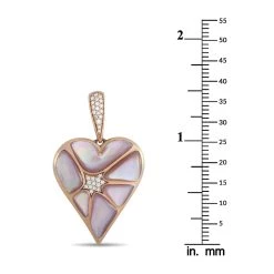 women Kabana 14K Rose Gold 0.25 ct Diamond and Mother of Pearl Heart Pendant -Valextra Shop 470e07dfcd5e4b81afcf8a36b30518c8 1080x