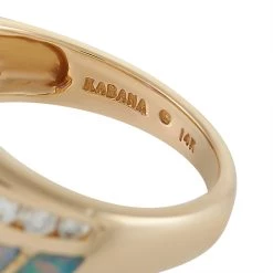 women Kabana 14K Yellow Gold 0.35 ct Diamond, Amethyst and Inlaid Opal Ring 9 women Kabana 14K Yellow Gold 0.35 ct Diamond, Amethyst and Inlaid Opal Ring -Valextra Shop 5466ef0cfc9e487e87eb5b7198db1038 1080x