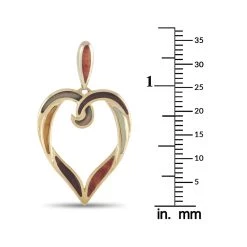 women Kabana 14K Yellow Gold Mother of Pearl and Spiny Heart Earrings -Valextra Shop 57552a35027144a1bb5d46517da6d3b8 1080x