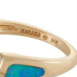 women Kabana 14K Yellow Gold 0.12 ct Diamond, Tanzanite, and Inlaid Opal Ring 9 women Kabana 14K Yellow Gold 0.12 ct Diamond, Tanzanite, and Inlaid Opal Ring -Valextra Shop 69608d9c1f4846b0ac758b7fdbd8e9ee 1080x