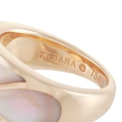 women Kabana 14K Rose Gold 0.23 ct Diamond and Mother of Pearl Ring -Valextra Shop e861475542174318a6b1c8d094df7be9 1080x